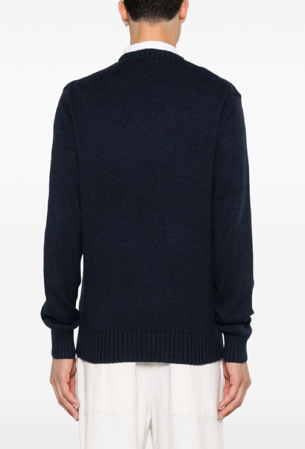 Ralph Lauren Pullover for man Stay stylish and comfortable with this Ralph Lauren knitwear for men. Made from a cotton/linen blend, perfect for the FW24 season. Shop now!