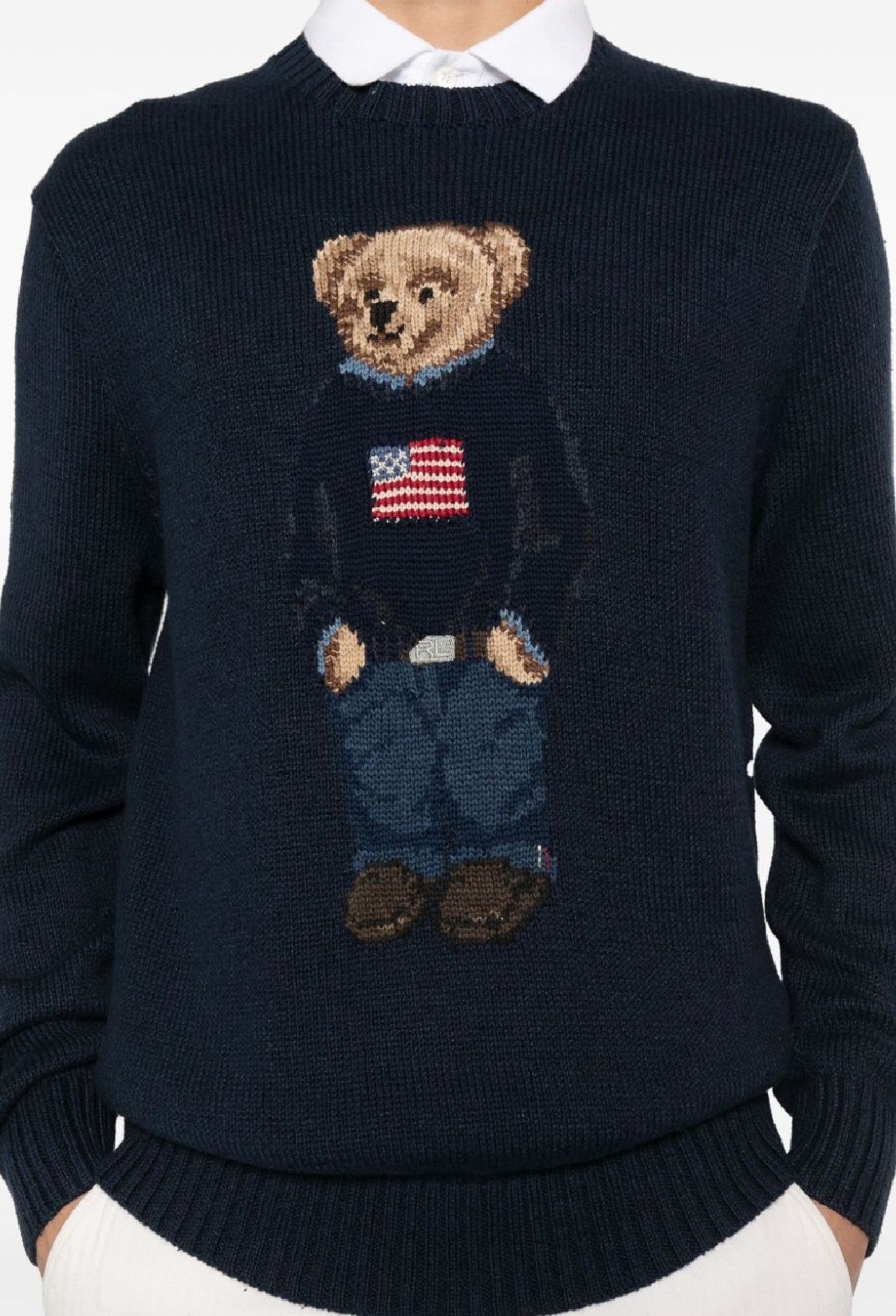 Ralph Lauren Pullover for man Stay stylish and comfortable with this Ralph Lauren knitwear for men. Made from a cotton/linen blend, perfect for the FW24 season. Shop now!