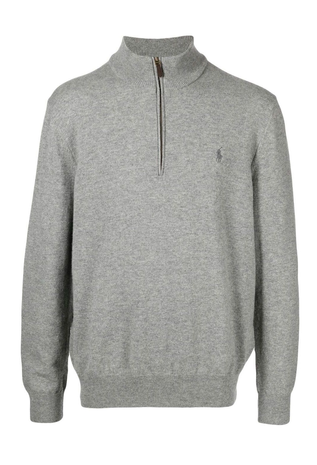 RALPH LAUREN Pullover for man Stay warm and stylish with this 100% wool pullover from RALPH LAUREN's FW24 collection. Perfect for men's knitwear.