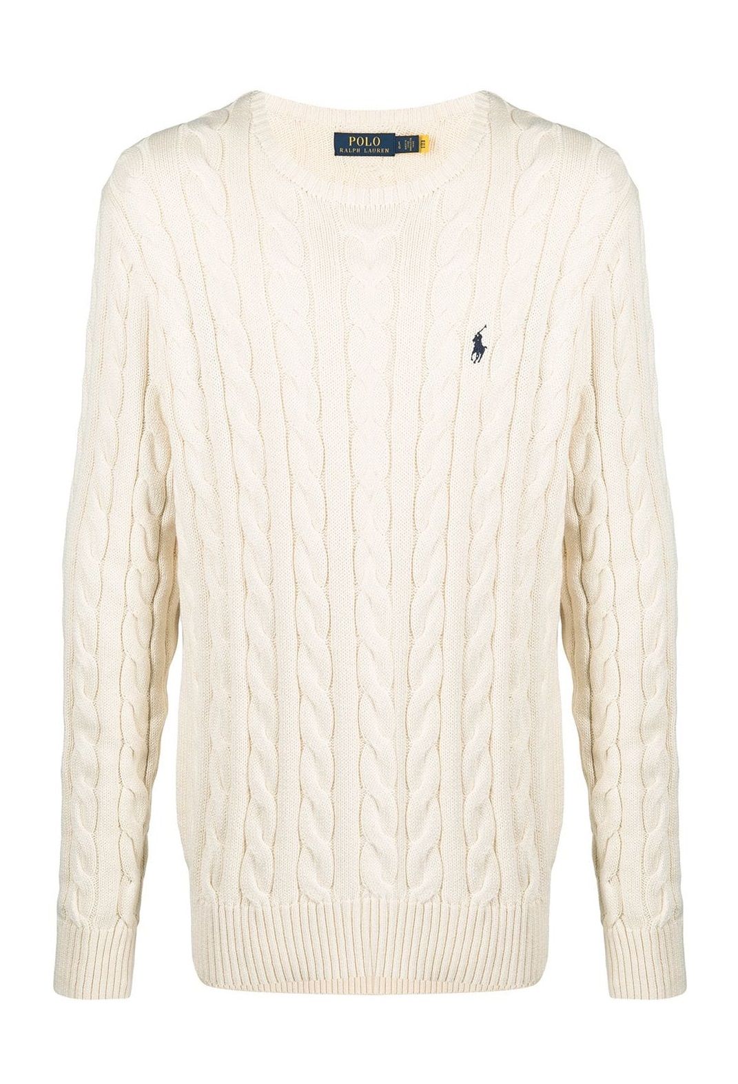 Ralph Lauren Pullover for Men Stay stylish and comfortable with this 100% cotton knitwear from Ralph Lauren FW24 for men. Perfect for any occasion. Shop now!