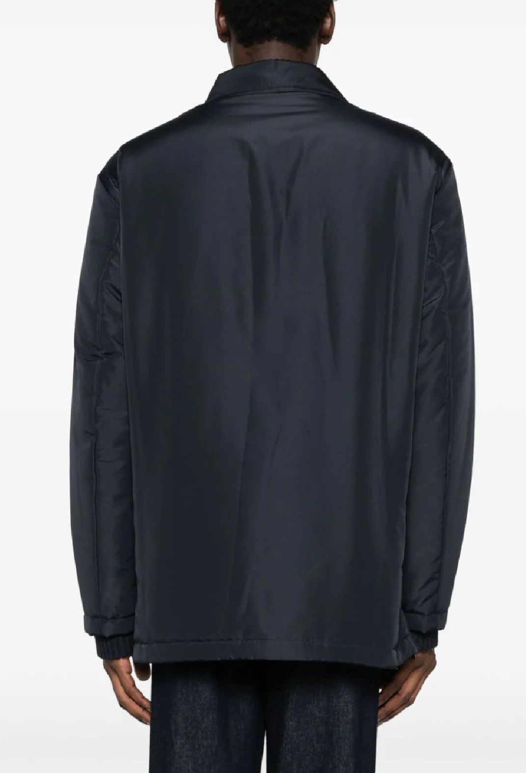 Emporio Armani CABAN Down Jacket  Stay warm and stylish this season with our Emporio Armani FW24 down jacket. Made with 100% polyester, it's the perfect addition to any man's wardrobe. Shop now in our clothing - down jackets category.