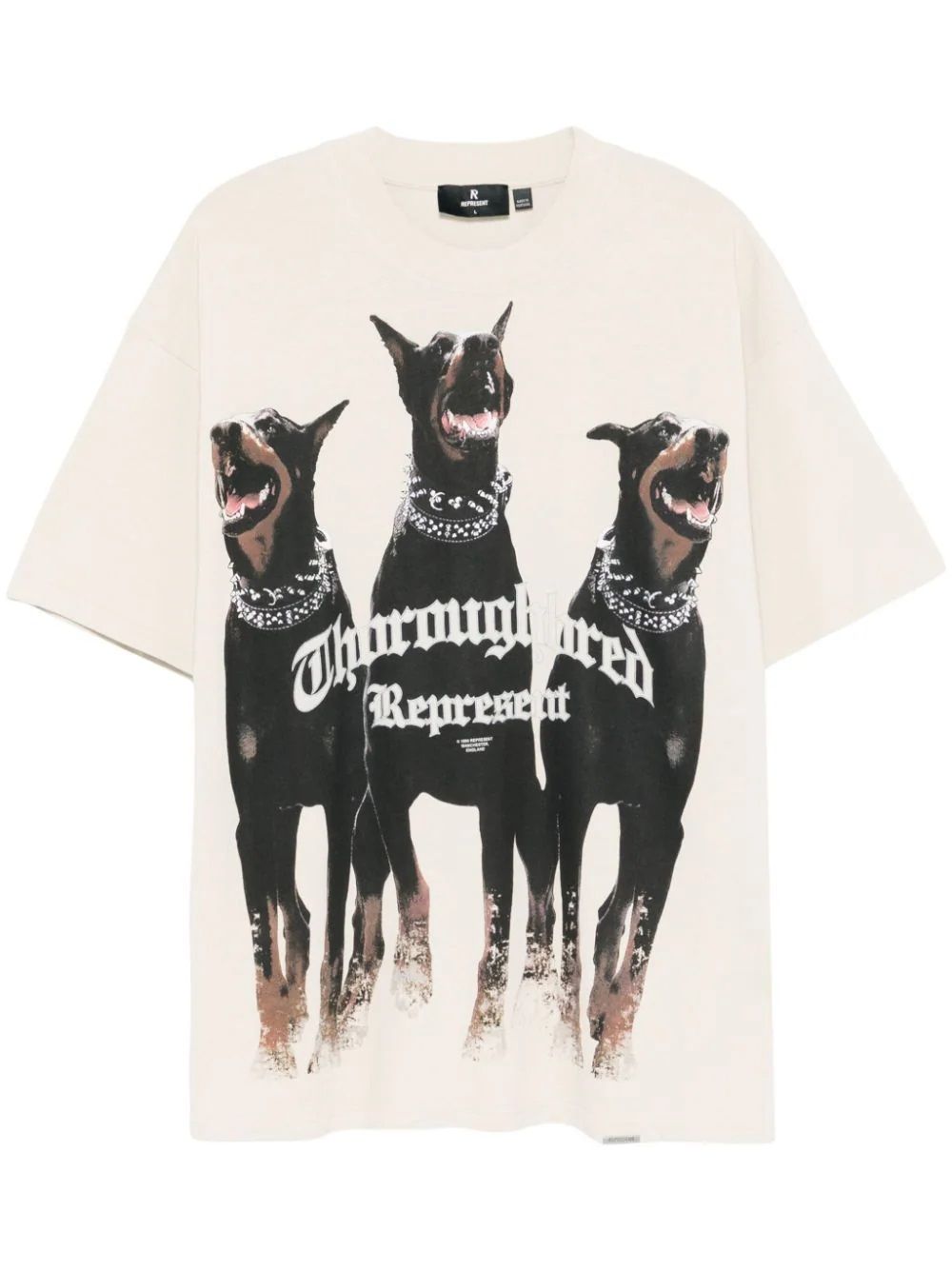 REPRESENT THOROUGHBRED T-SHIRT for Men Upgrade your wardrobe with this 100% cotton t-shirt from REPRESENT's FW24 collection for men. Perfect for any occasion. Shop now!