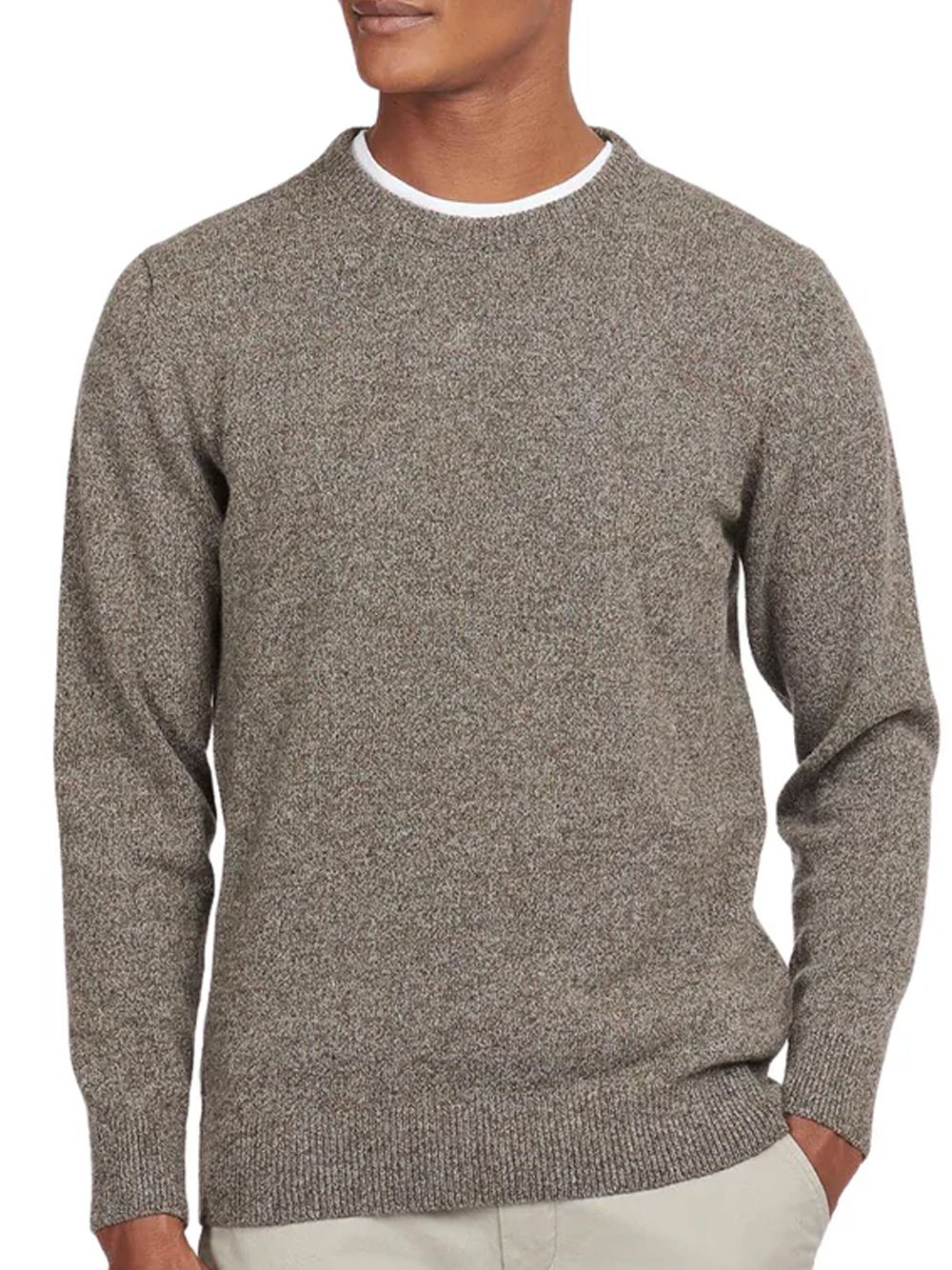 BARBOUR Men's Knitwear ESSENTIAL TISBURY CREW