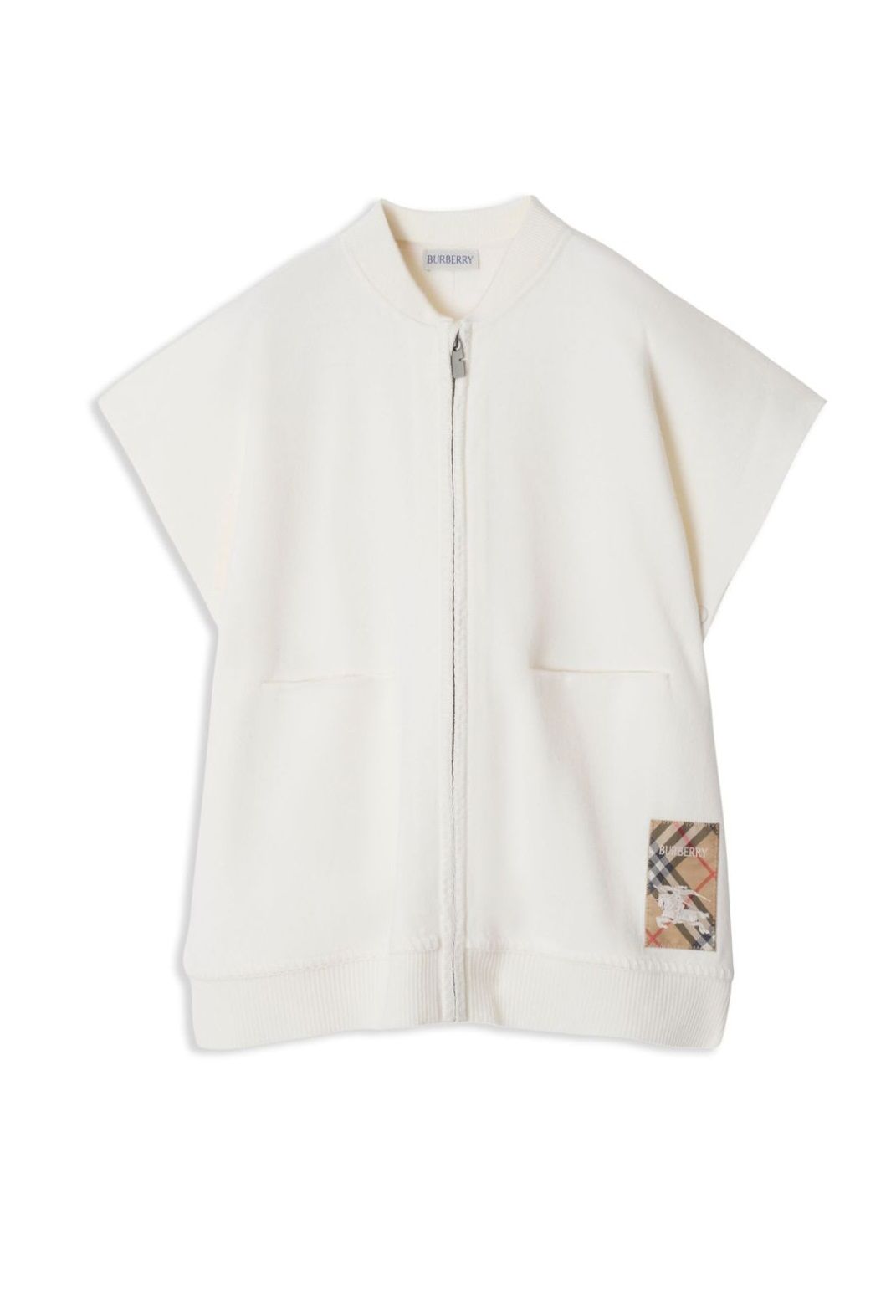 Burberry Kids mantella in lana 