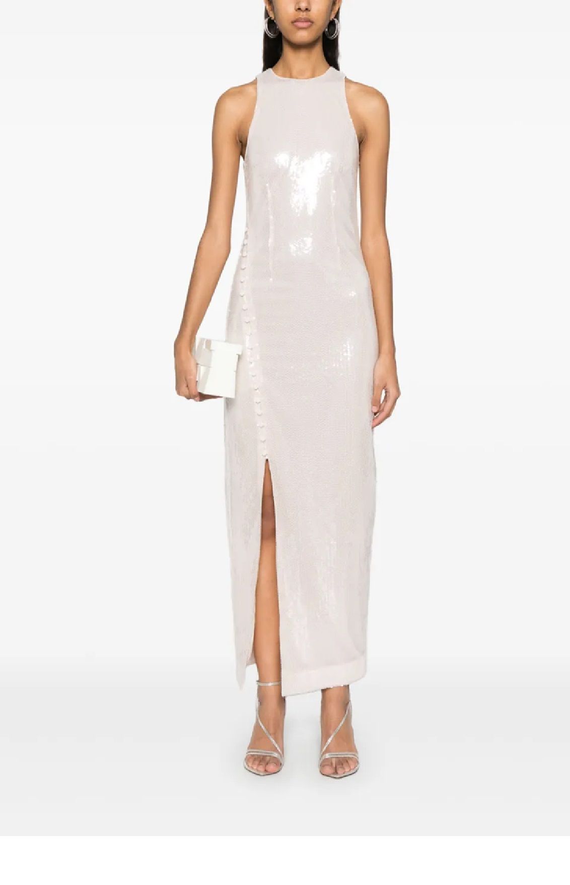 ROTATE Dress  SEQUINS BUTTONED DRESS