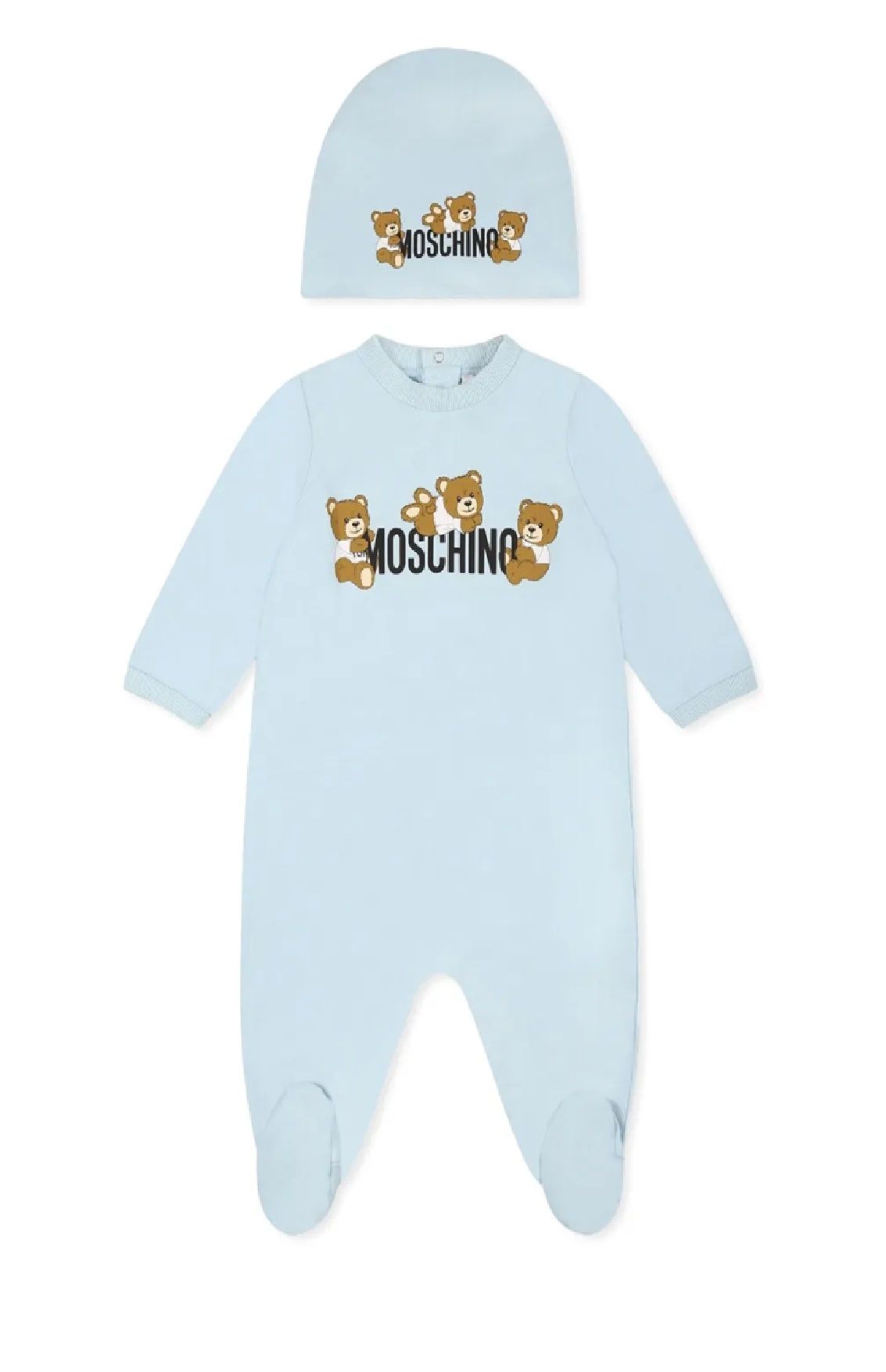 MOSCHINO KIDS SET TUTINA BERRETTO