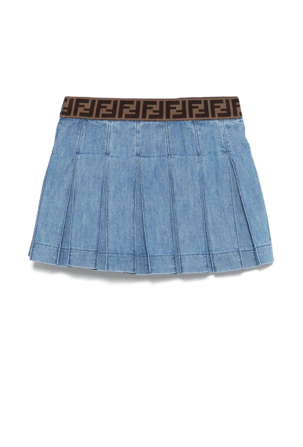 Fendi kids denim skirt GONNA LIGHT DENIM