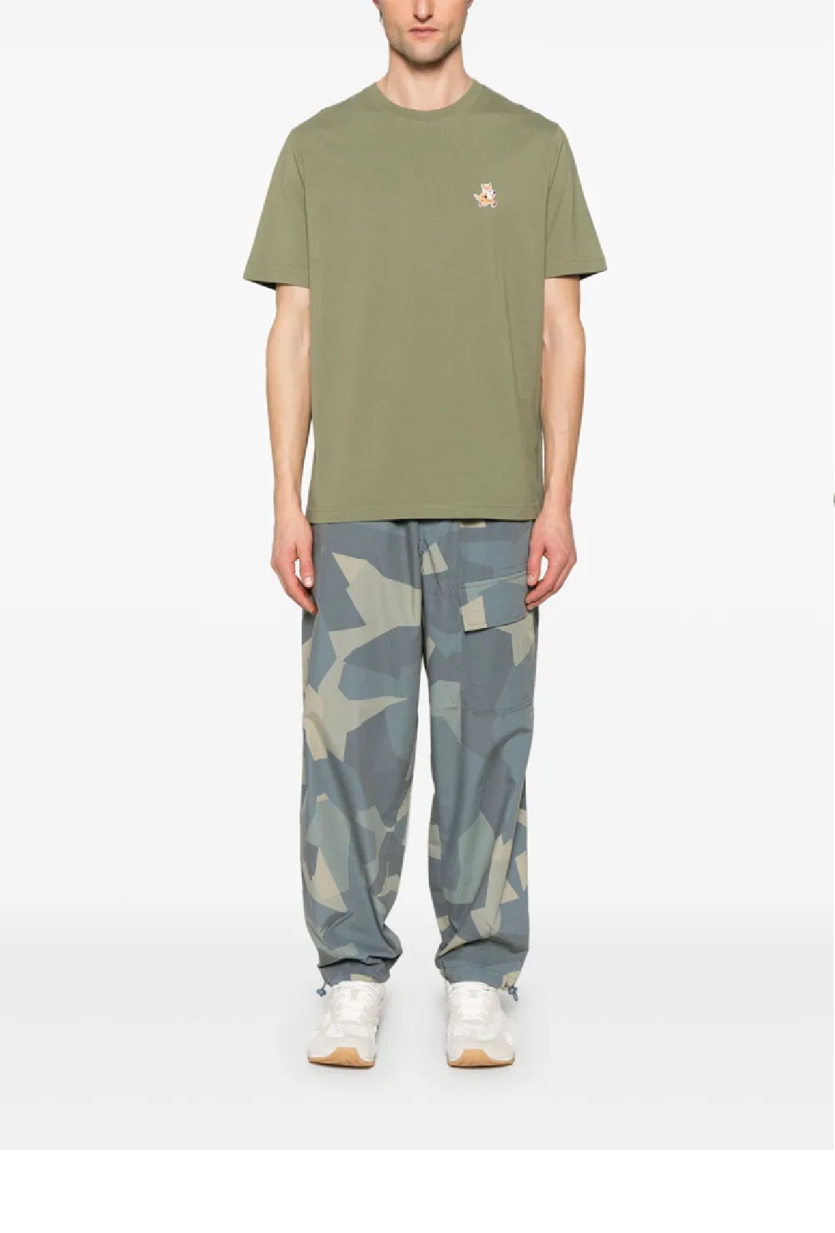 MAISON KITSUNE' SPEEDY FOX PATCH T-Shirt  SPEEDY FOX PATCH COMFORT T-SHIRT