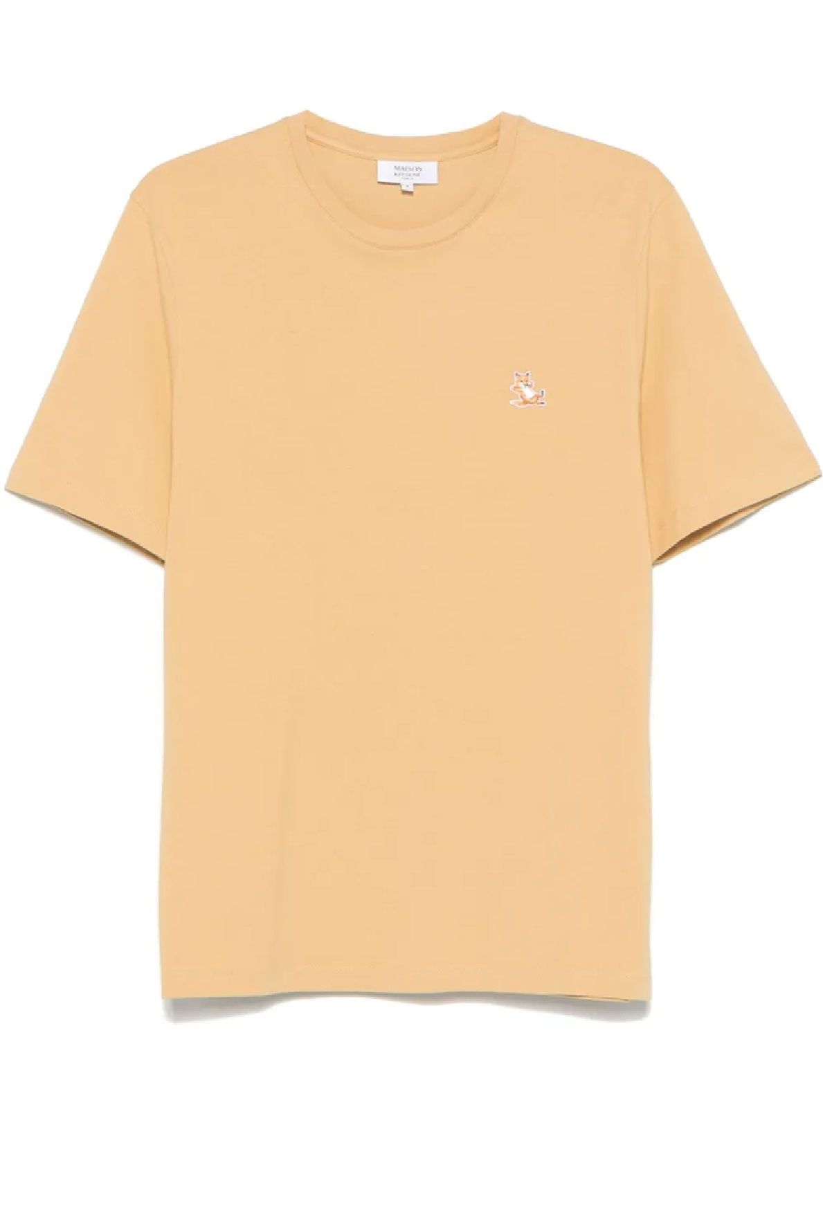 MAISON KITSUNE' Men's T-Shirt  CHILLAX FOX PATCH REGULAR T-SHIRT