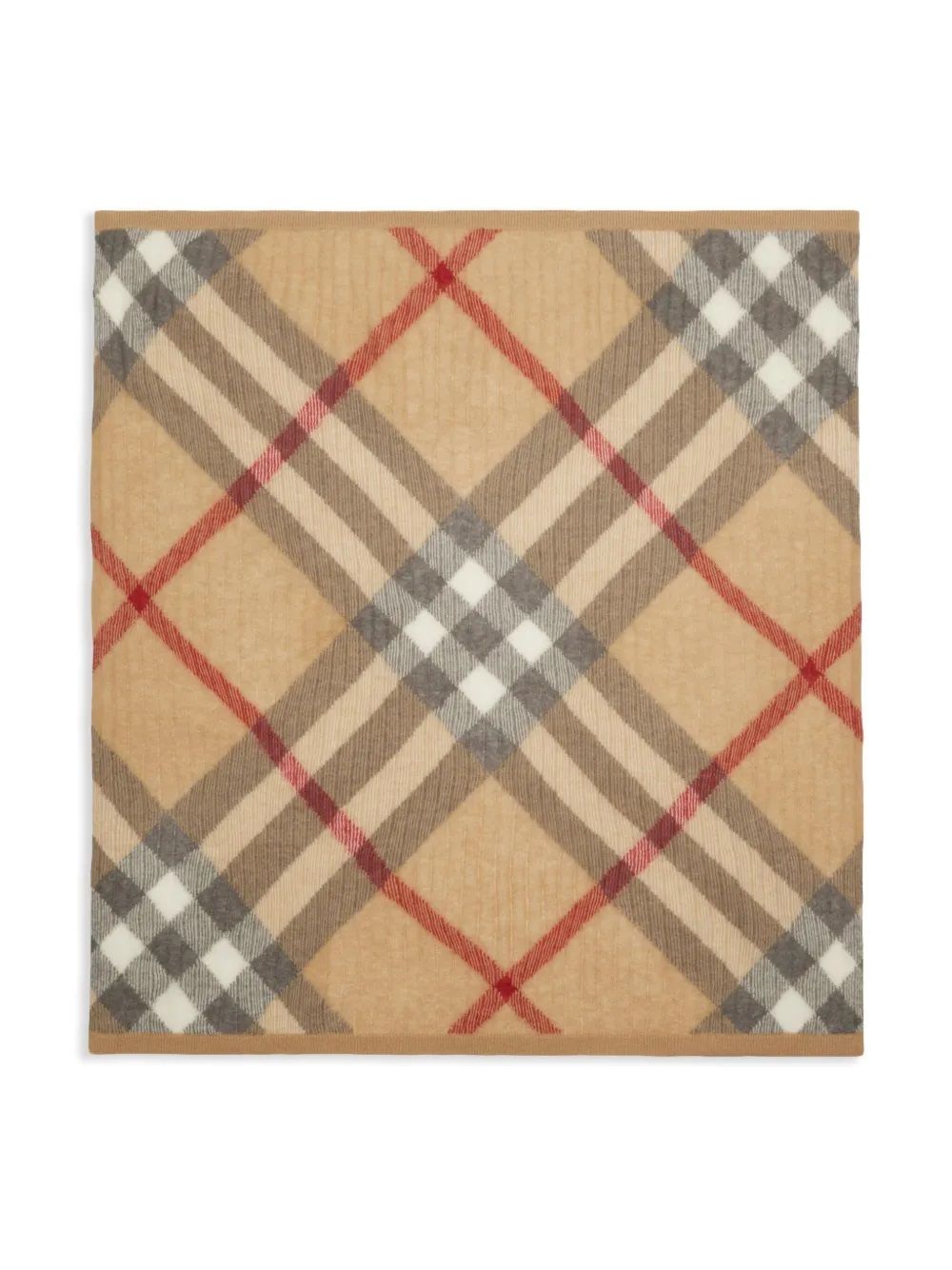 Burberry Kids Blanket N1 CHECK RIB BLANKET