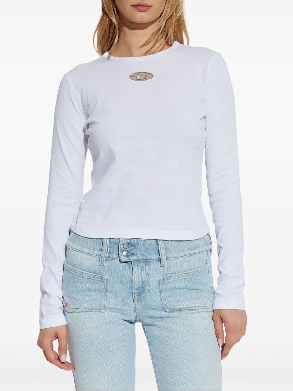 DIESEL long sleeve t-shirt for woman T-UNCUTIE LONG MAGLIETTA