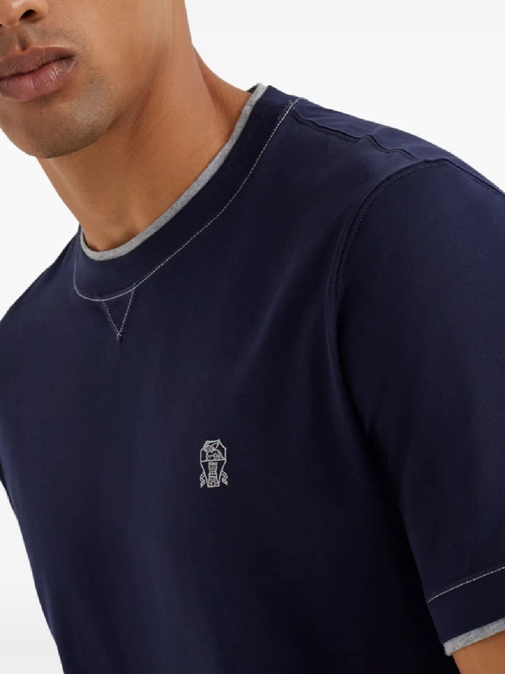 BRUNELLO CUCINELLI T-SHIRT for Men GIROCOLLO M/C