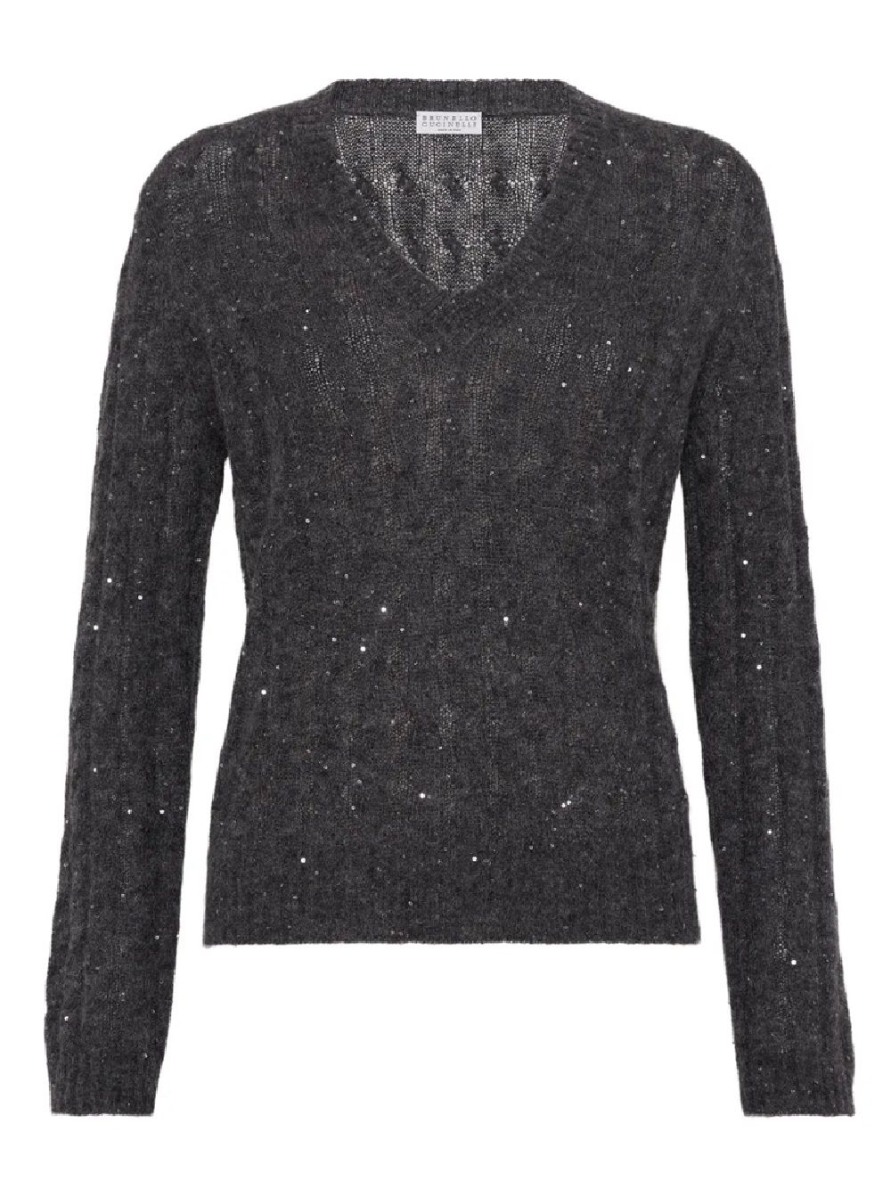 BRUNELLO CUCINELLI KNITWEAR for woman SCOLLO V M/L