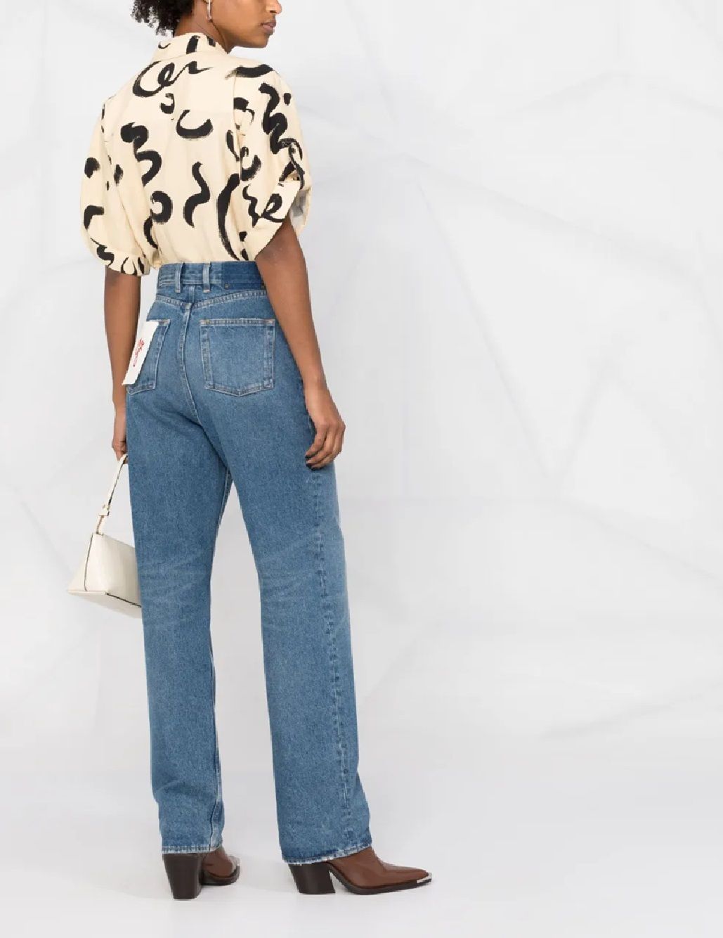 Golden Goose DB Denim Pants for woman GOLDEN KIM MEDIUM WASHED DENIM