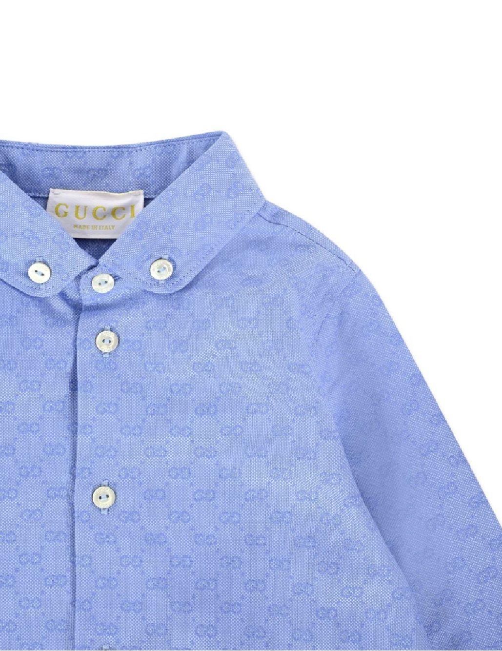 GUCCI KIDS SHIRT B LS SHIRT GG