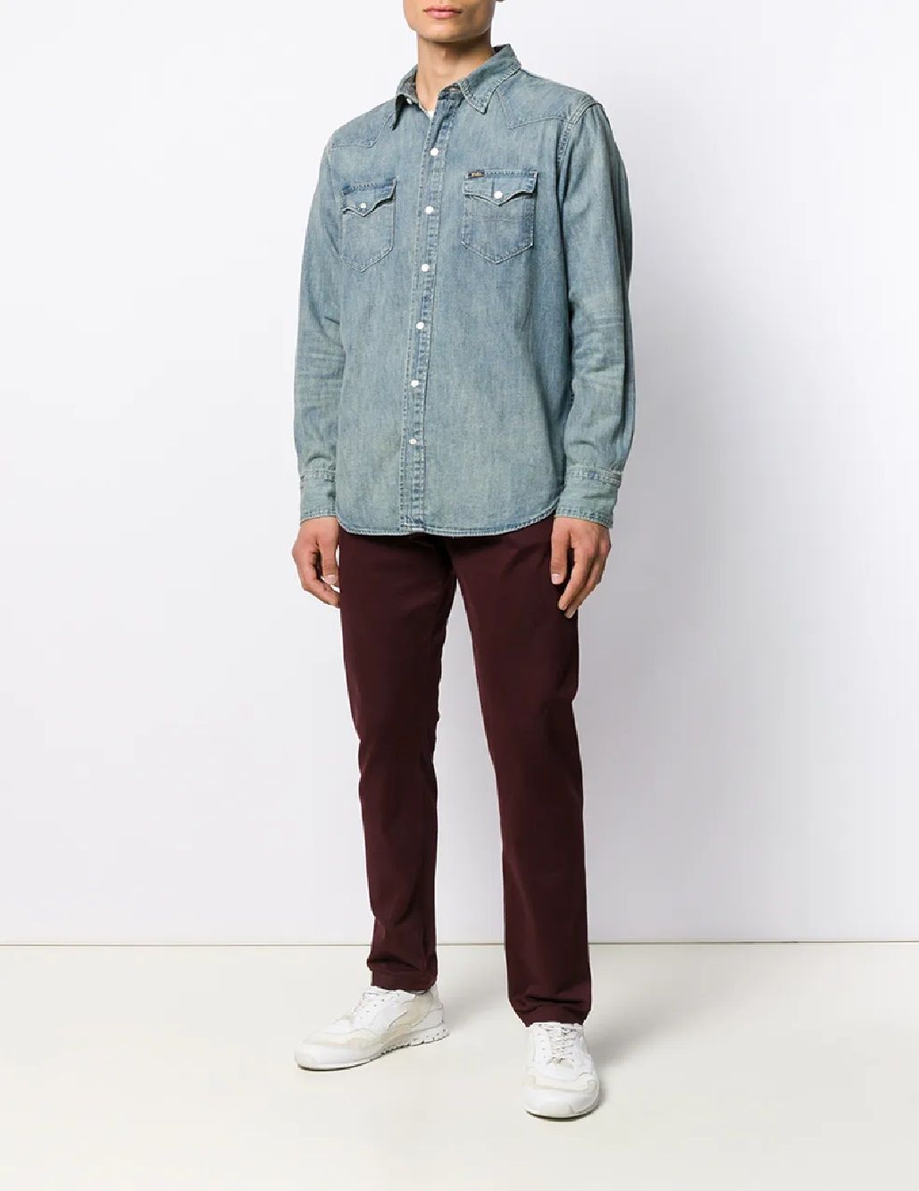 RALPH LAUREN Shirt for man LONG SLEEVE SPORT SHIRT