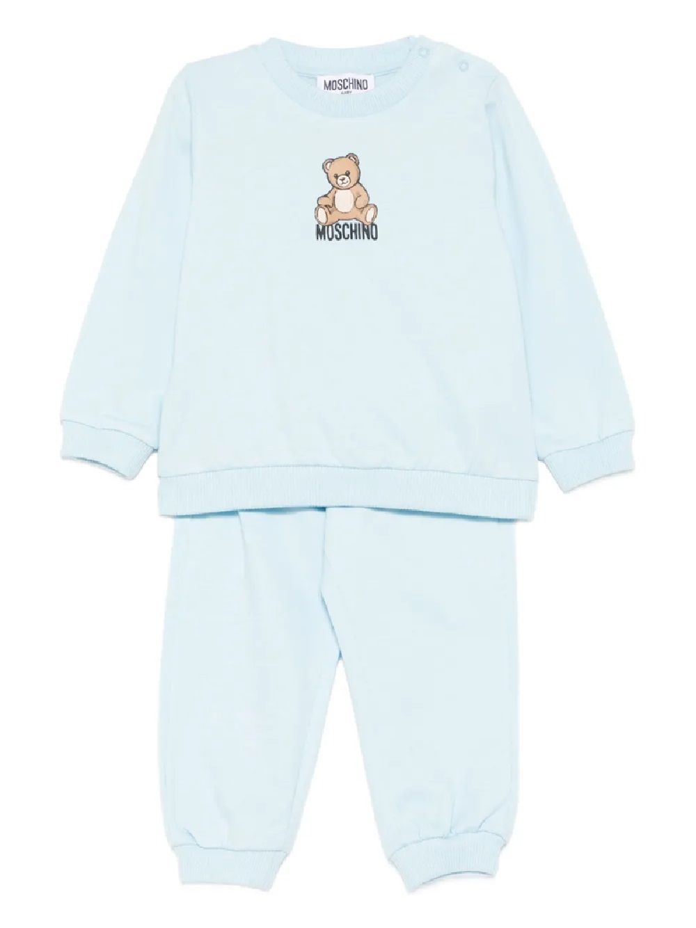 MOSCHINO KIDS suit FELPA E PANTALONE
