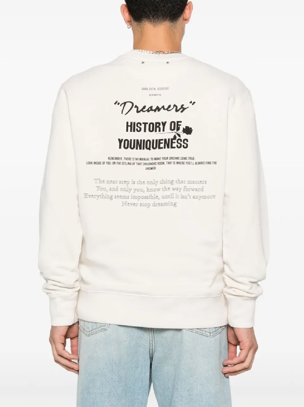 Golden Goose DB Journey Sweatshirt  JOURNEY CREW NECK SWEATSHIRT