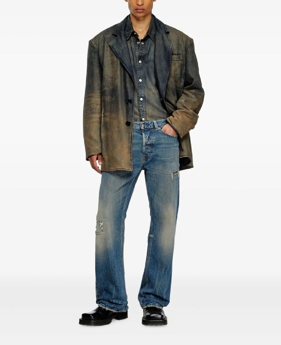 DIESEL Pants for man D-EEPER L.32 PANTALONI