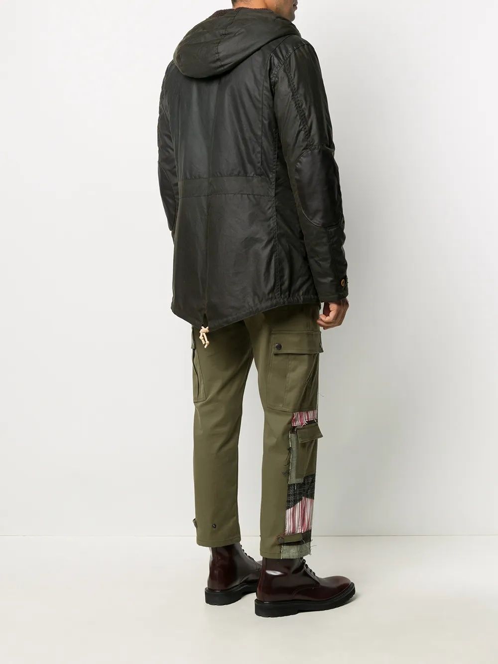 Barbour Men Padded Jacket Game Parka Wax Barbour Piumino Uomo Game Parka Wax