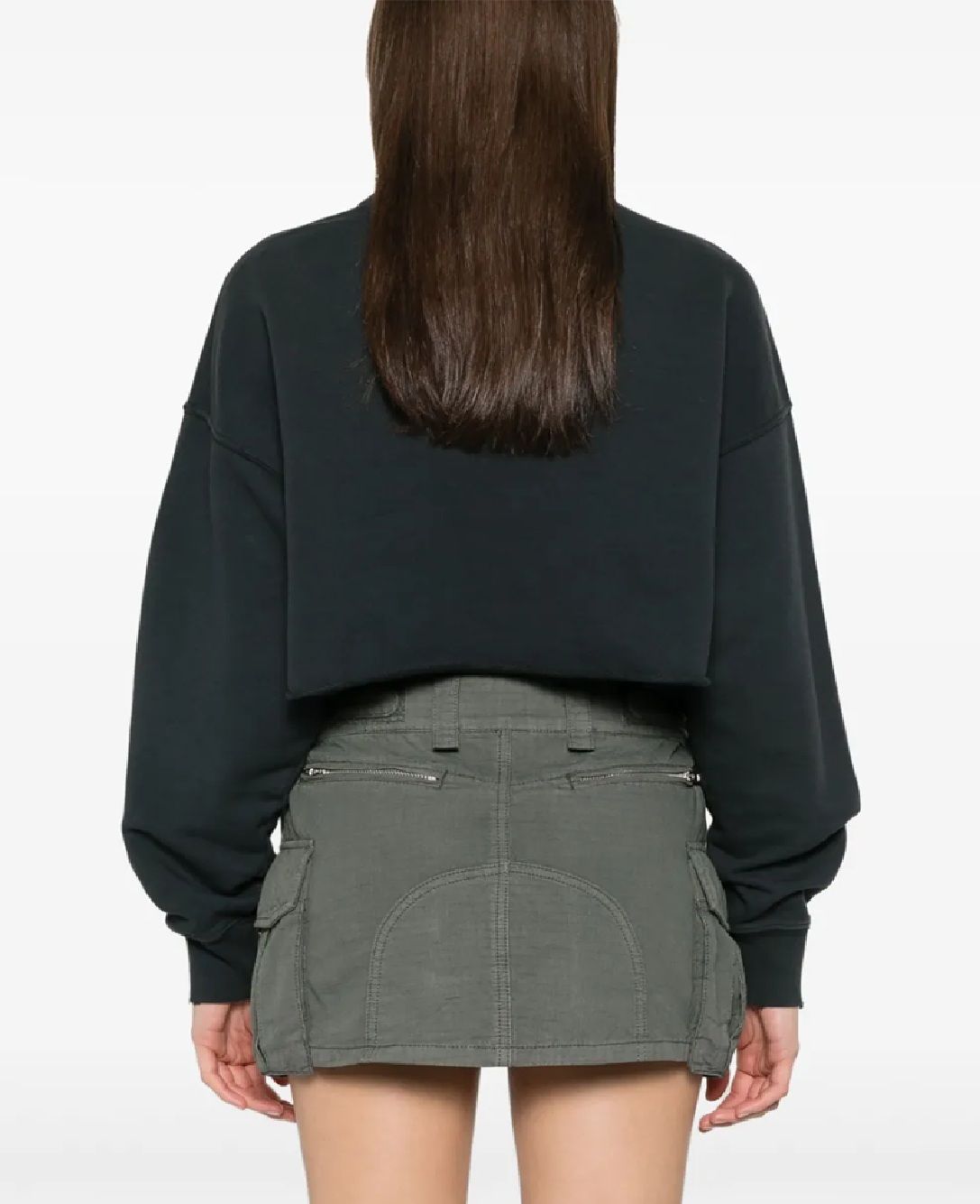 GOLDEN GOOSE DB SWEATSHIRT for woman GOLDEN WS CROPPED SWEATSHIRT