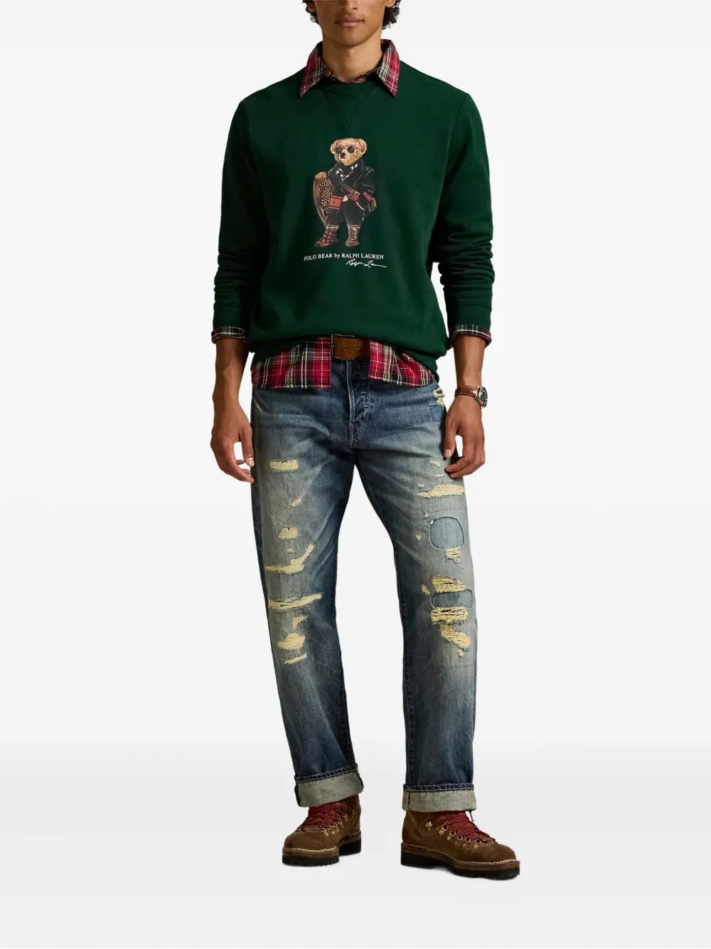 RALPH LAUREN Sweatshirt for man LONG SLEEVE SWEATSHIRT