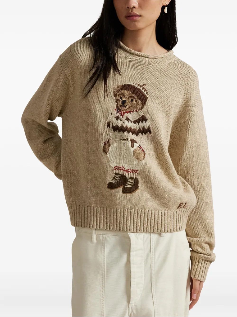 RALPH LAUREN knitwear for woman POLO BEAR ROLLNECK SWEATER