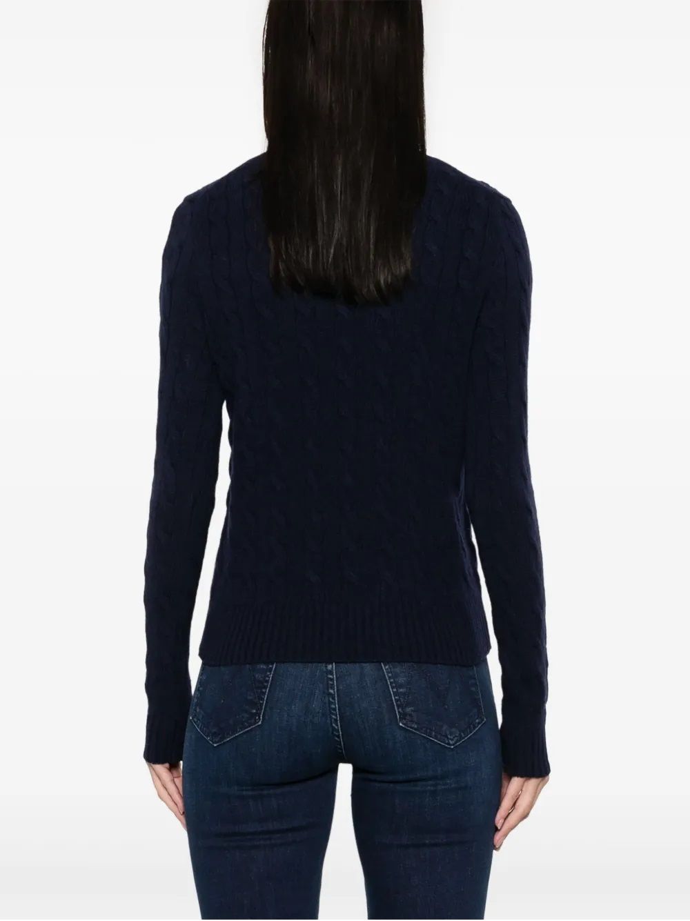Ralph Lauren Knitwear for woman WOOLCASHMERE CABLE TURTLENECK SWEATER