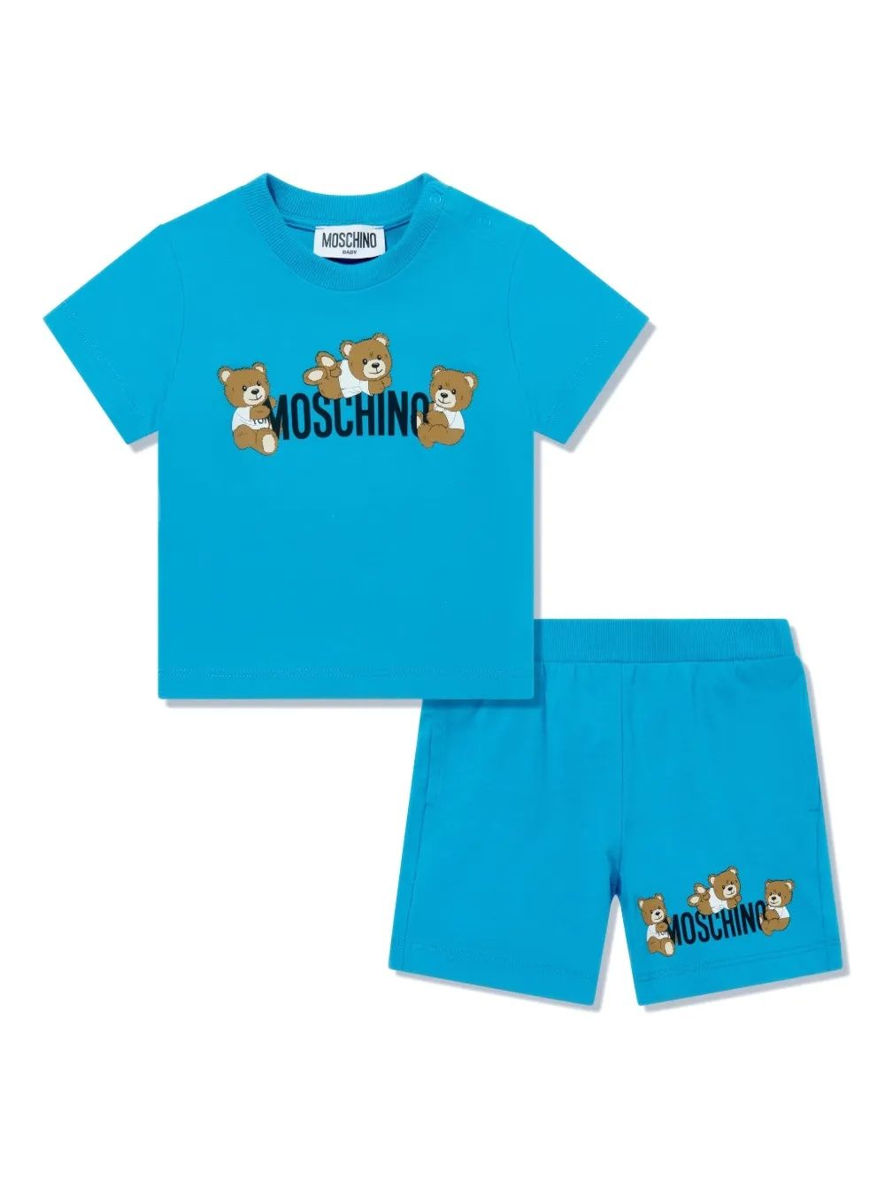 MOSCHINO KIDS SUIT  BLUSA E SHORT