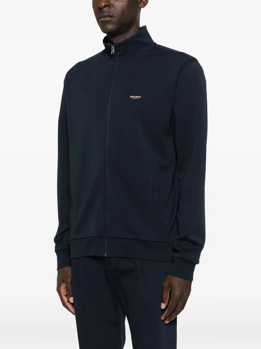 WOOLRICH Sweatshirt for man LOGO INTERLOCK TRACK