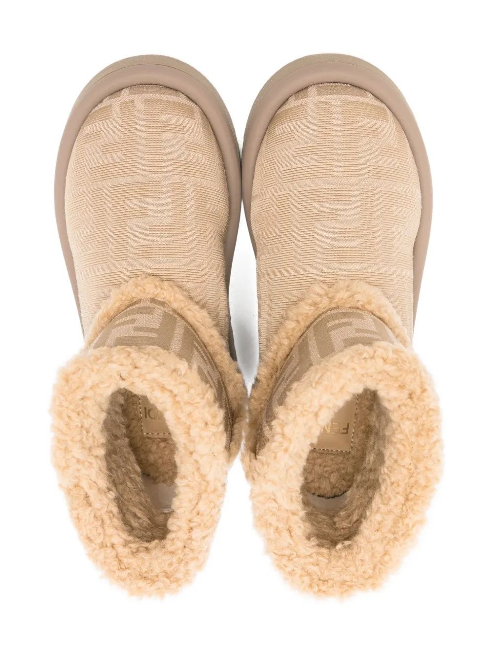 FENDI KIDS bootie BOOTIE TESSUTO JACQUARD FF