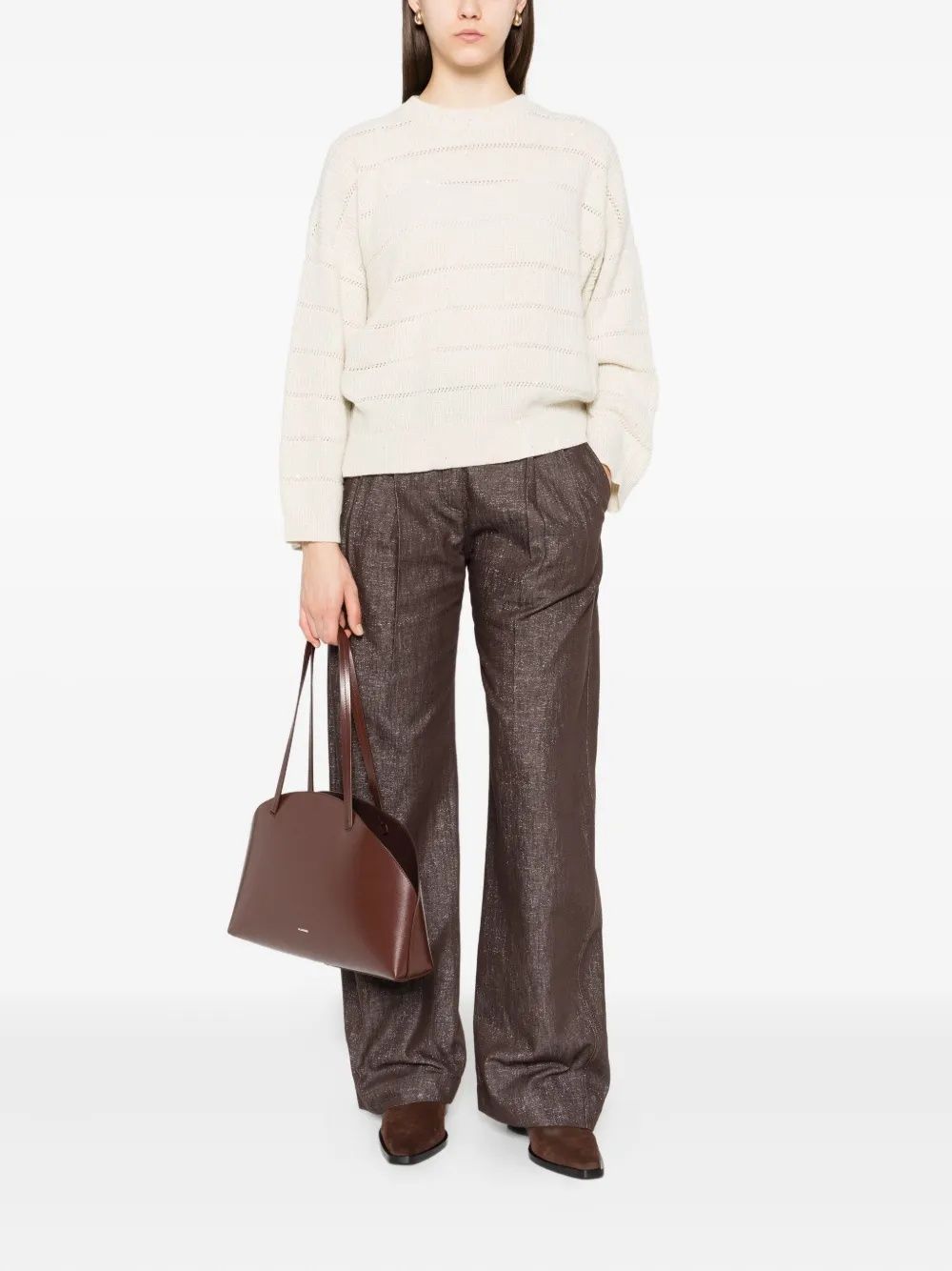 BRUNELLO CUCINELLI Knitwear for woman GIROCOLLO M/L