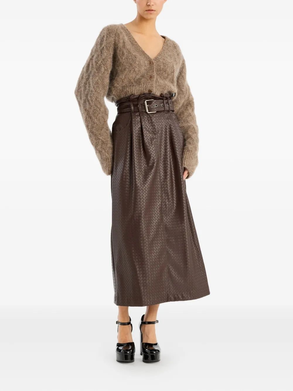 ROTATE Knit Cardigan  FLUFFY KNIT CARDIGAN