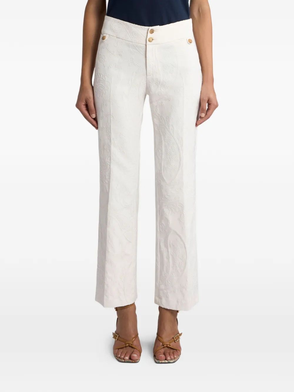 FLARED TROUSERS WITH WAIST FLARED TROUSERS WITH WAIST