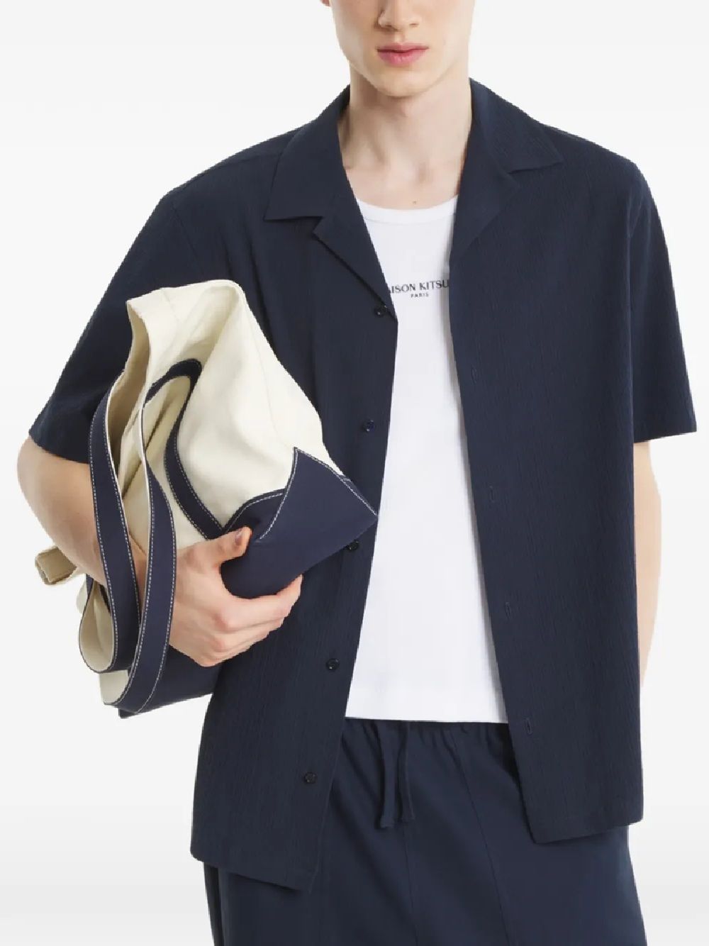 Maison Kitsune shirt men Maison Kitsune camicia uomo