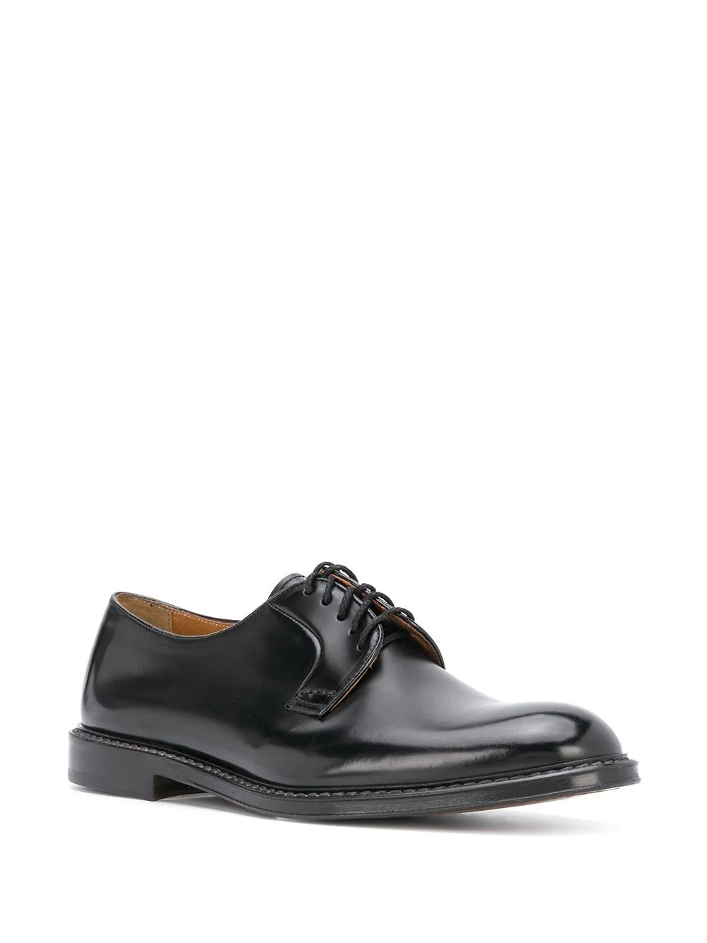  Doucal's Men's Derby Shoes Men's black leather Derby shoes by Doucal's. Rounded tip, laces, logo insole. 100% LE.