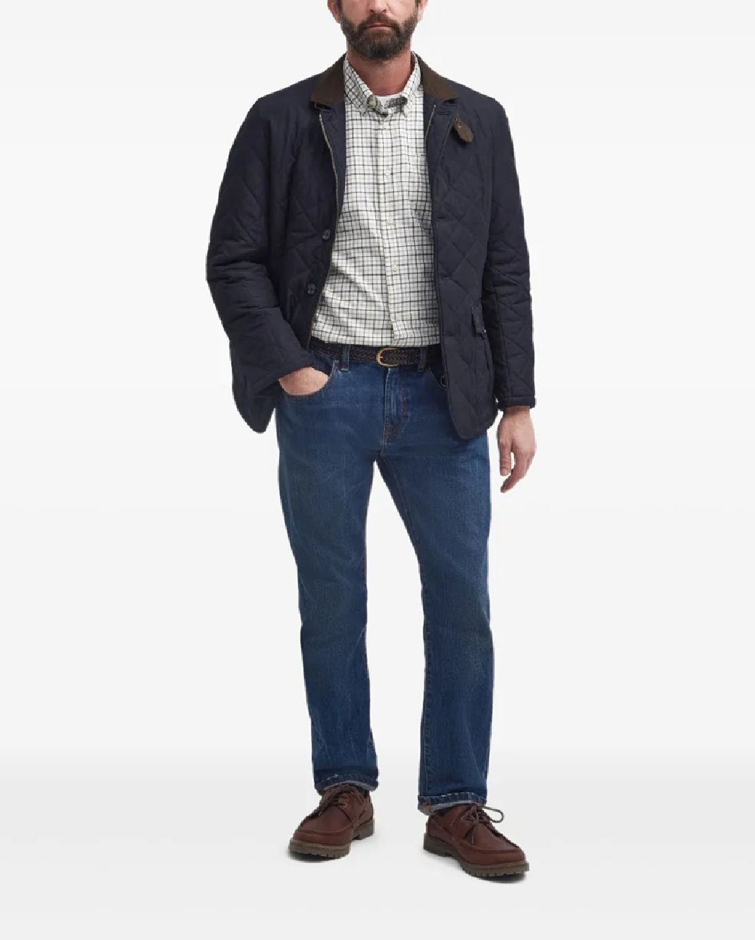 Barbour Men Jacket Quilted Lutz Quilt Barbour Giacca Uomo Quilted Lutz Quilt