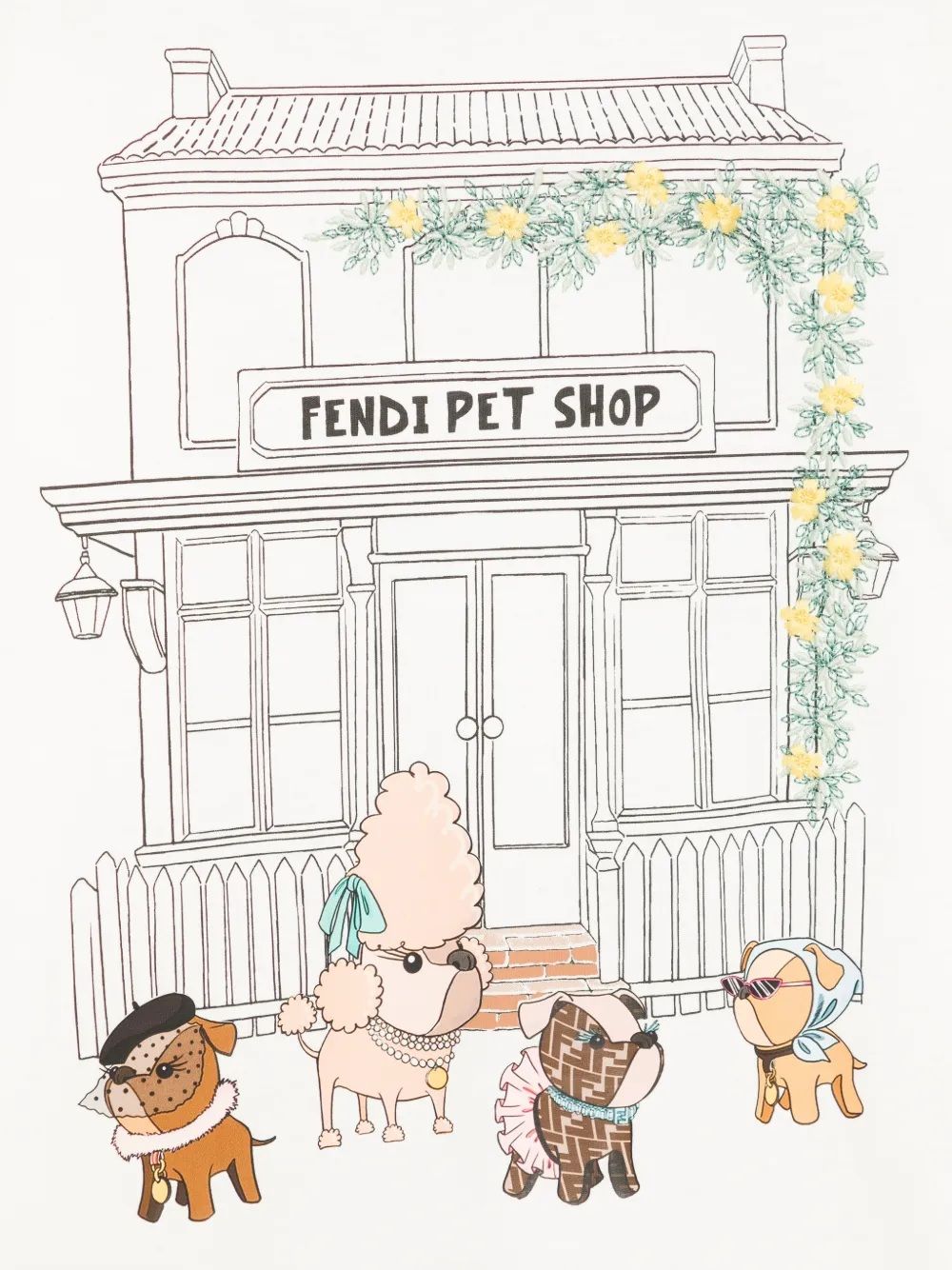 Fendi t-shirt kids Fendi t-shirt kids