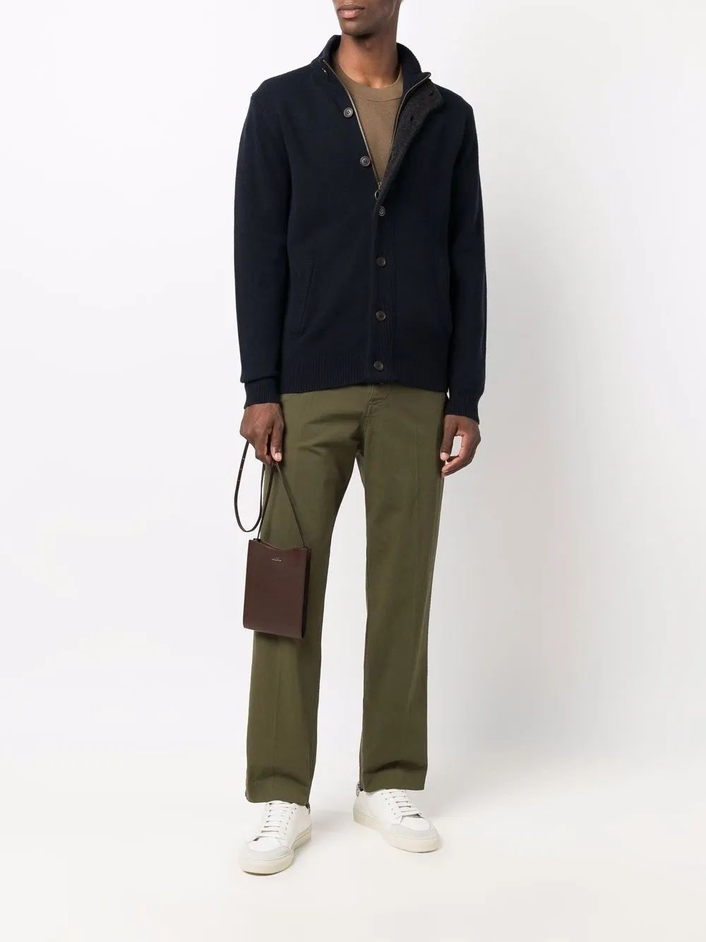 Barbour Men Knitwear Essential Patch Half Zip Barbour Maglieria Uomo Essential Patch Half Zip