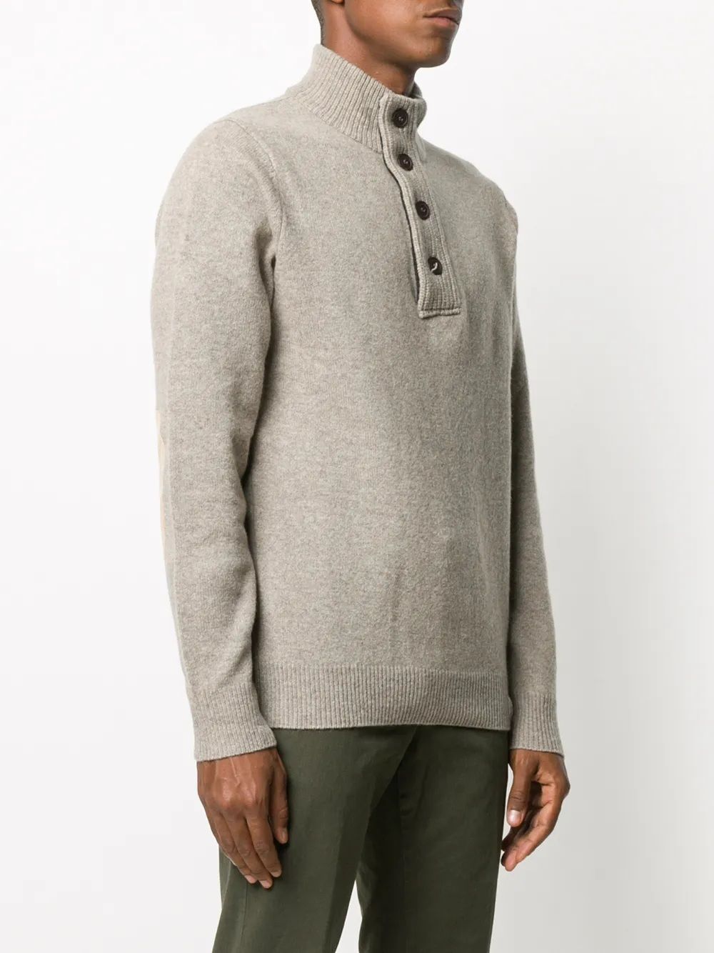 Barbour Men Knitwear Essential Patch Half Zip Barbour Maglieria Uomo Essential Patch Half Zip