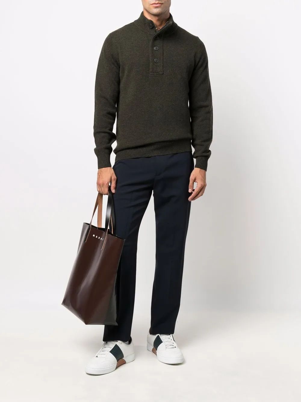 Barbour Men Knitwear Essential Patch Half Zip Barbour Maglieria Uomo Essential Patch Half Zip