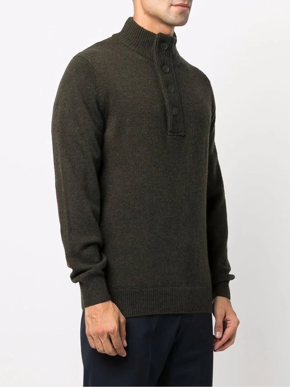 Barbour Men Knitwear Essential Patch Half Zip Barbour Maglieria Uomo Essential Patch Half Zip