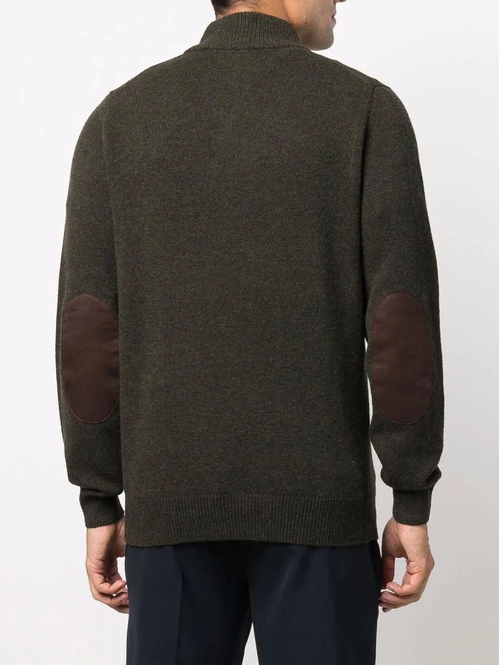Barbour Men Knitwear Essential Patch Half Zip Barbour Maglieria Uomo Essential Patch Half Zip