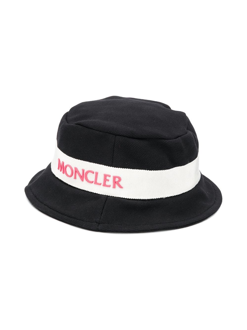 Cappello nero MONCLER KIDS da bambina  Elegante cappello nero per bambina di MONCLER KIDS. Realizzato in 100% CO. Fascia con logo.