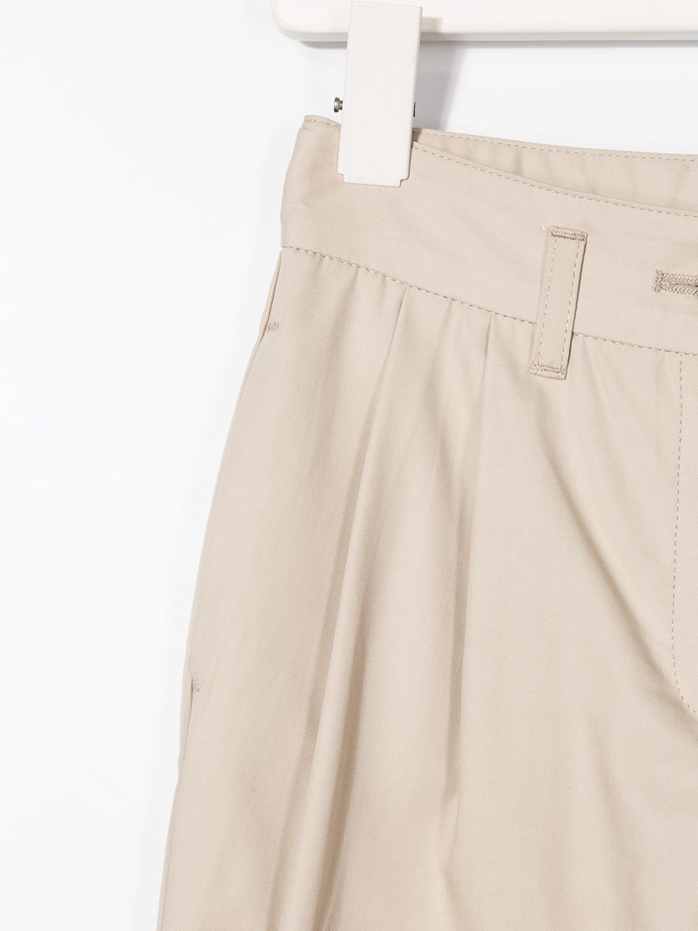 Girls' Dolce & Gabbana Kids Trousers Girls' Dolce & Gabbana Kids trousers with high waist, straight leg fit & cuffed hem in 100% CO.