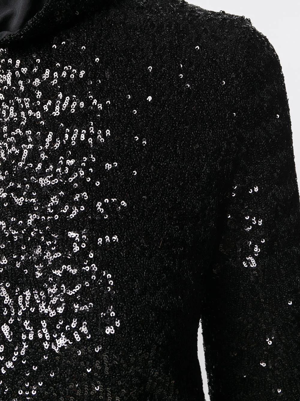 Abito FABIANA FILIPPI da donna  Un look favoloso con questo abito nero di FABIANA FILIPPI con dettagli in paillettes, maniche a 3/4 e interno foderato.