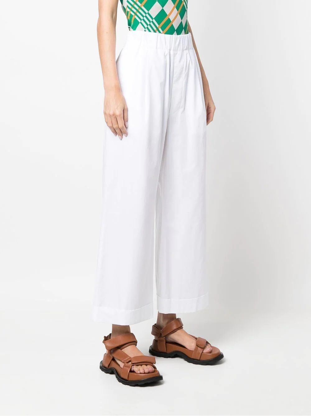 Women's JEJIA White Pants  Look stylish & comfy with JEJIA white pants. Soft, pockets, 100% CO.