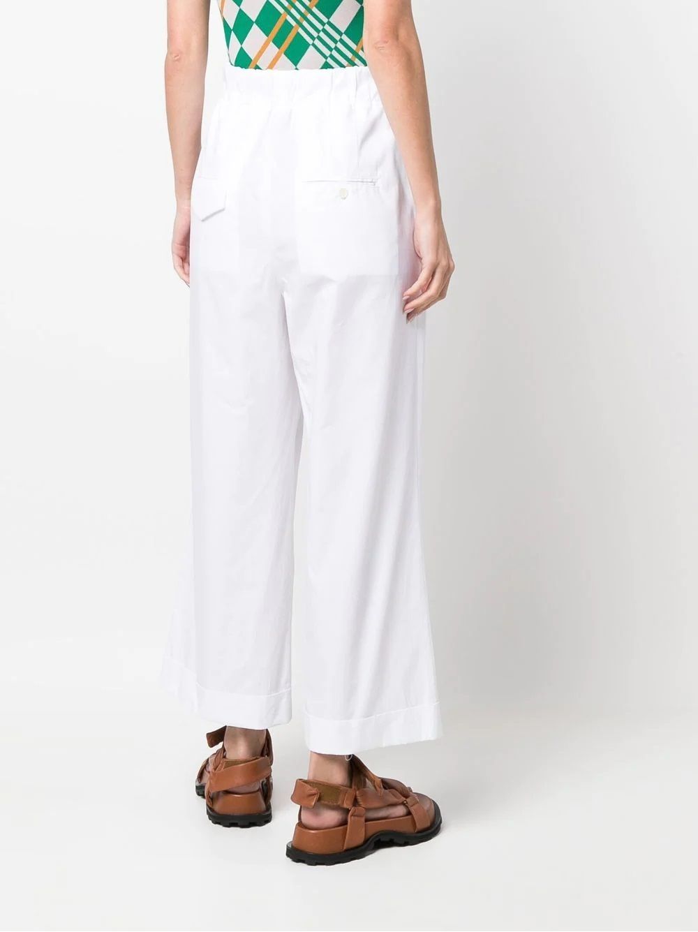 Women's JEJIA White Pants  Look stylish & comfy with JEJIA white pants. Soft, pockets, 100% CO.