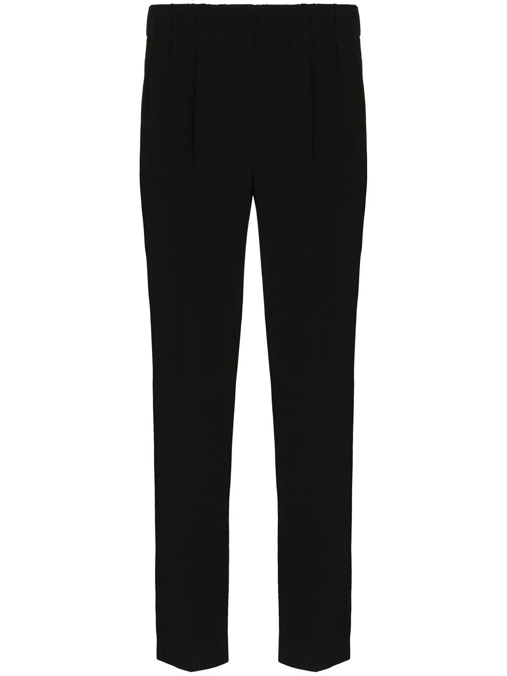 Women's Brunello Cucinelli Black Trousers Elegant black trousers by Brunello Cucinelli. Crafted in a blend of acetate and silk.