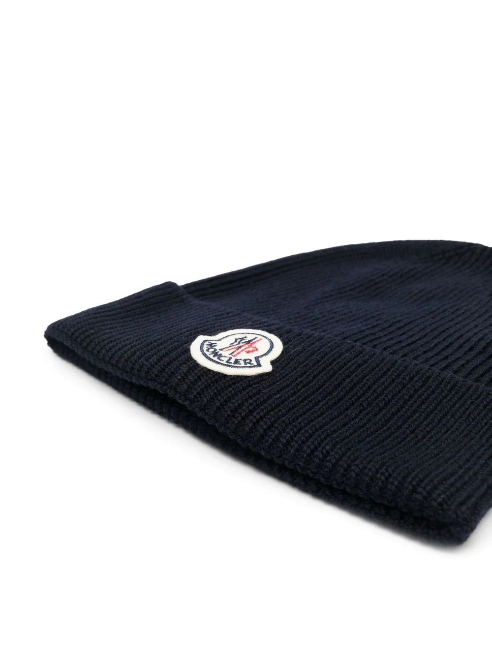 Moncler Hat for man Stay stylish in winter with Moncler's 100% wool hat featuring logo applique and brim with crease.